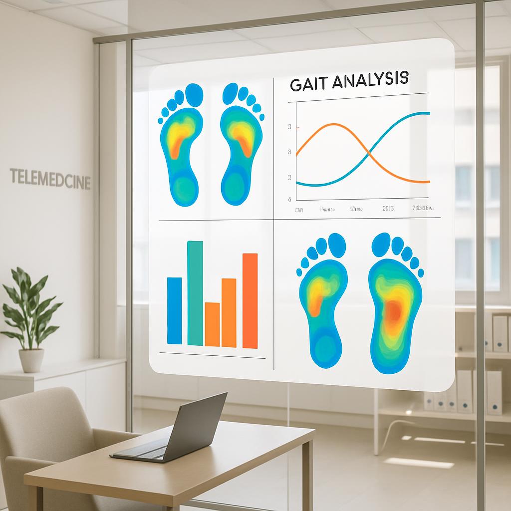 Gait Analysis Office Posterior Glass Window Decorating Station Screen Protector.